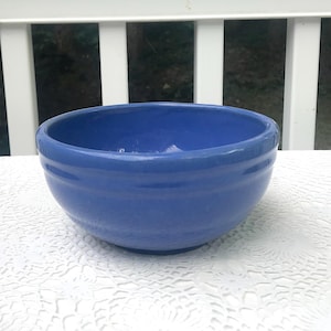 York Pfaltzgraff 5 3/4&quot; Pottery Mixing Kitchen Nesting Bowl Blue