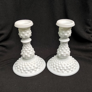 Fenton candle sticks - Etsy 日本