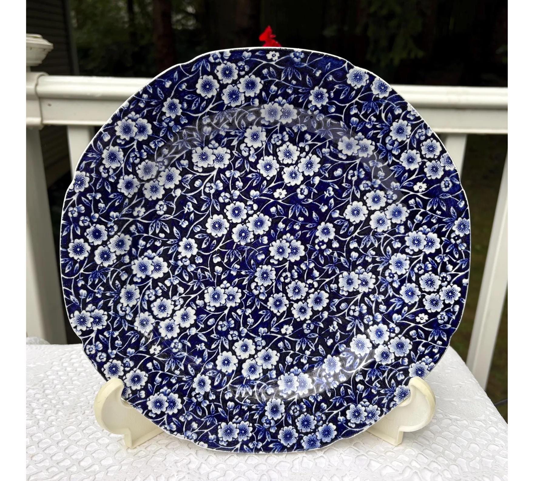 Burleigh Calico Plate - Etsy Hong Kong