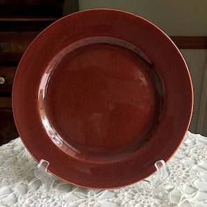 Franciscan El Patio Glossy Redwood Brown 9 1/4&quot; Plates Gladding McBean