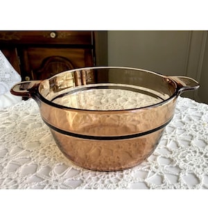 Pyrex Amber Brown Vision Double Boiler Insert V 20 B For 1.5 Liter Pot