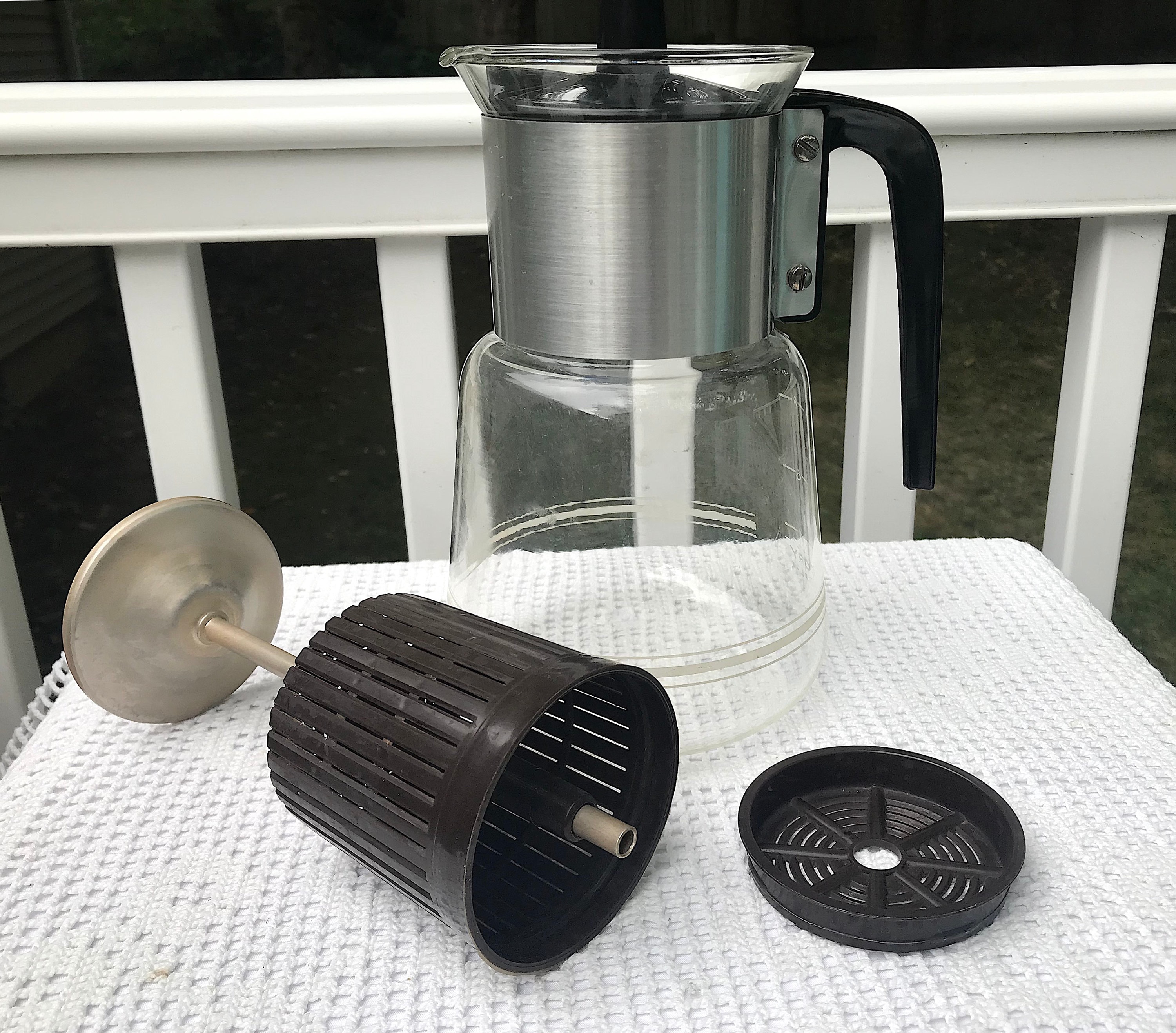 Vintage Cory 8 Cup Glass Coffee Percolator Pot Stove Top - Etsy