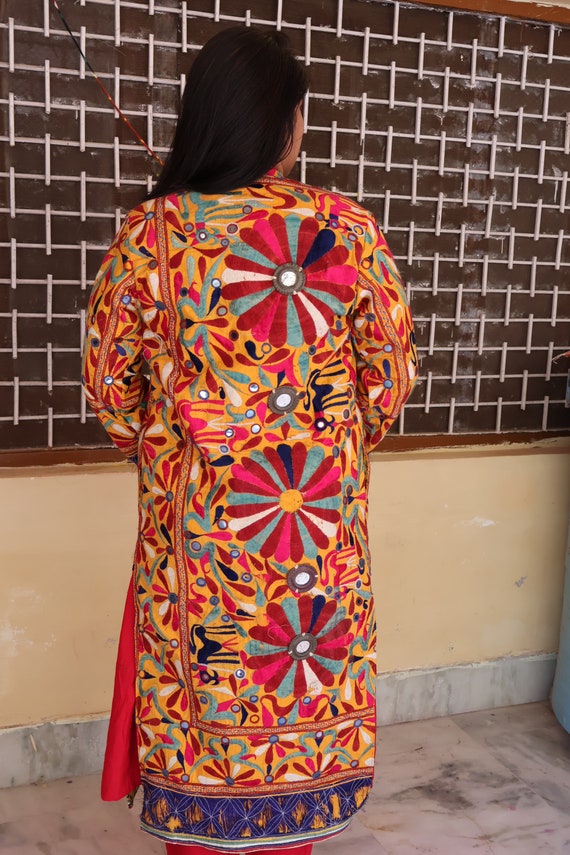 Embroidered coat/ colorful embroidered coat / Embe