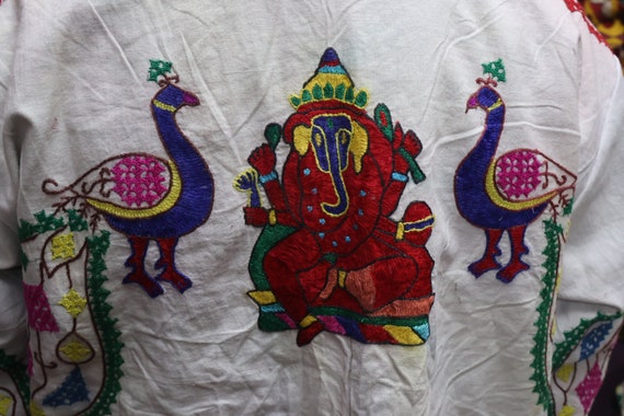 Embroidered Long Coat / jacket,Boho/Hippie,Handwo… - image 7