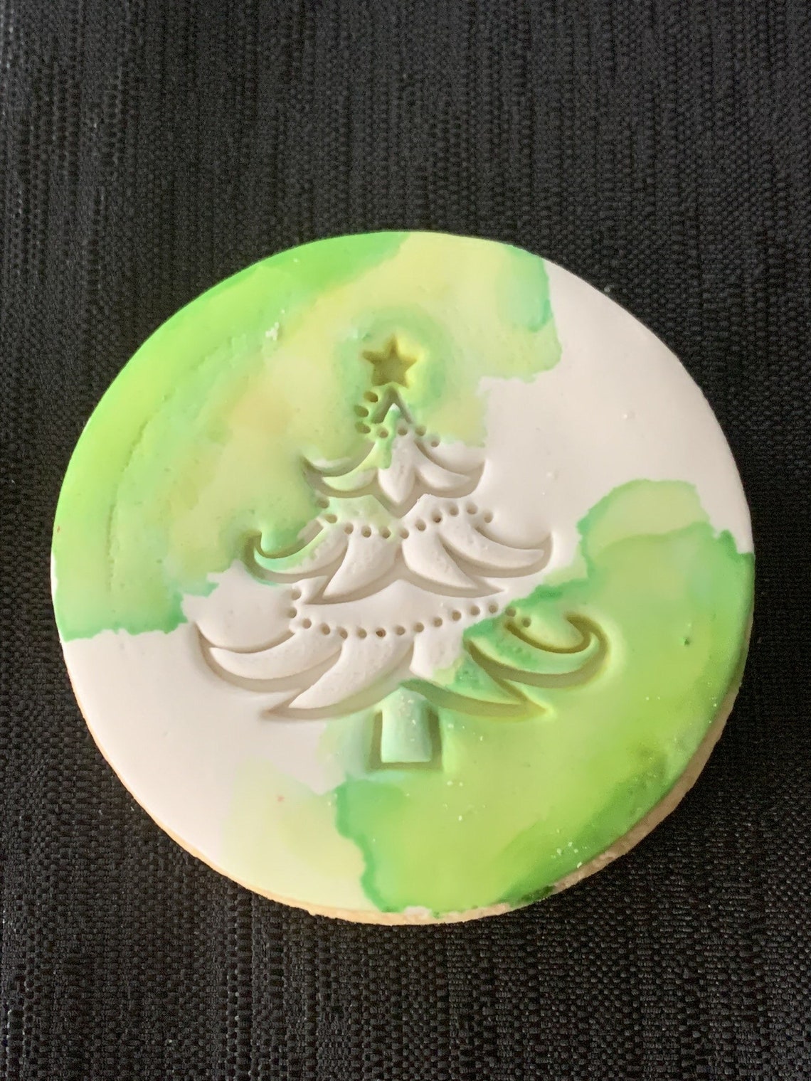 Christmas Cookie Stamp. Christmas Tree Cookie Stamp. Icing Etsy