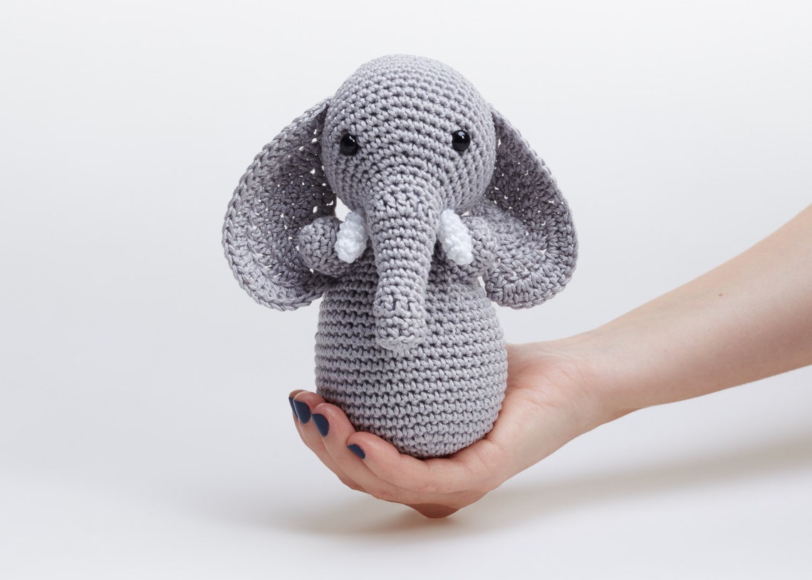 Elephant Crochet Pattern Amigurumi Pattern Elephant Crochet | Etsy