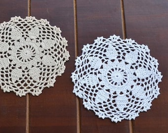 12 pcs Lovely round doilies, country living floral doilies, round coasters for home wedding home decor