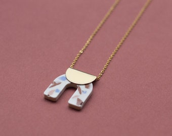 Necklace long necklace Terrazzo / AUBE