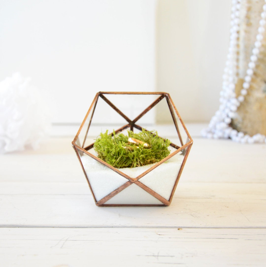 Wedding Ring Holder, Stain Glass Wedding Ring Box, Wedding Gifts, Glass ...