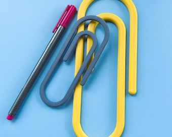 Clip gigante - Decoración novedosa de gran tamaño para el hogar y la oficina.