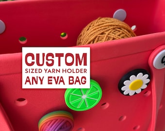 Custom Size Yarn Holder for EVA Bags: 3D Printed Knitting & Crochet Spindle