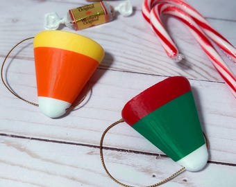 Adorno de maíz dulce - Decoración navideña retro novedosa impresa en 3D para amantes de la comida.