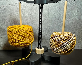 Portahilos magnético doble con péndulos flotantes