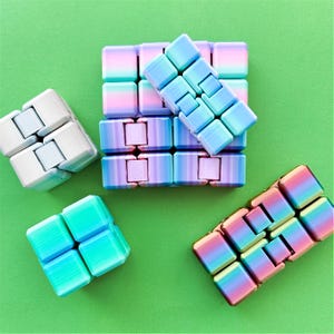 Rainbow Infinity Cubes - Two Sizes, Several Styles