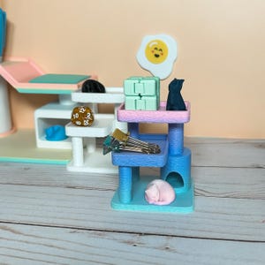 Cat Tree Desk Buddy – Miniature 3D Printed Office Decor image 8