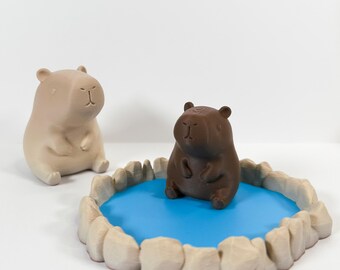 Capybara Desk Buddy – 3D Printed Office Decor
