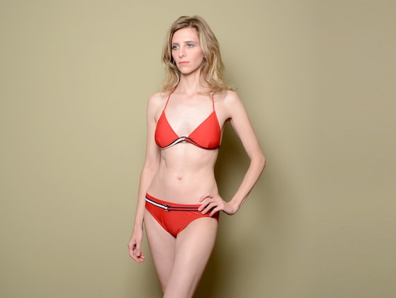 tommy hilfiger bathing suit red