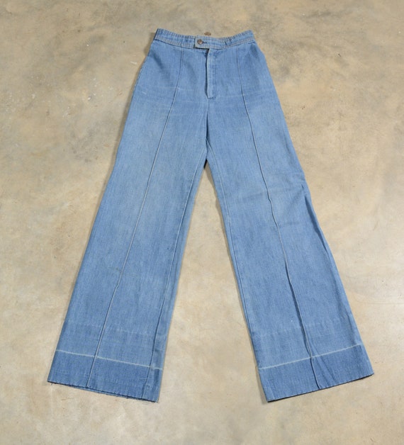 vintage 70s Levi's for Her jeans soft denim wide … - image 3