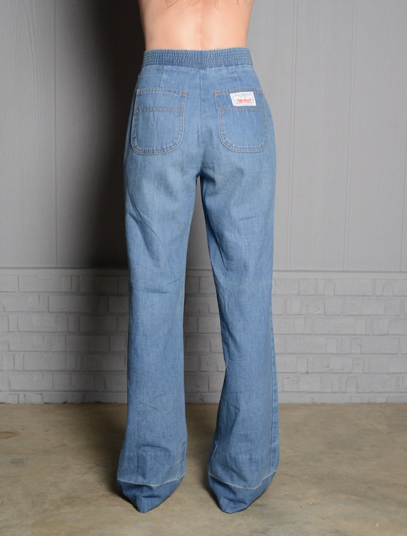 vintage 70s Levi's for Her jeans soft denim wide … - image 2