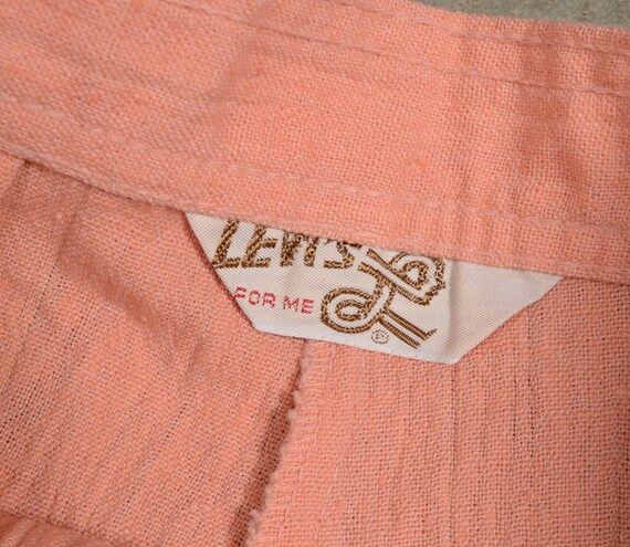 vintage 70s Levi's for Me jeans woven knit flare … - image 5