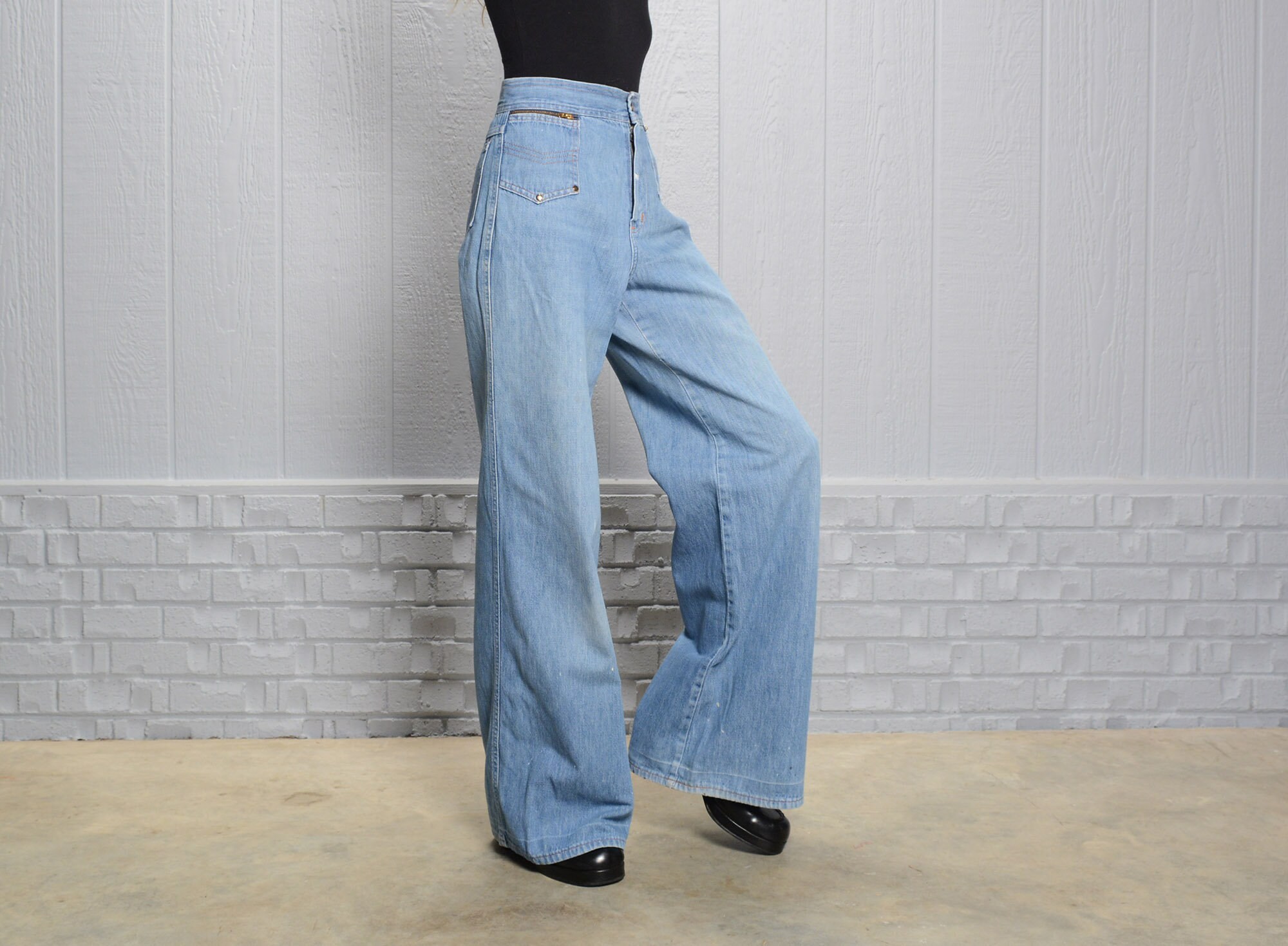 Vintage 60s 70s Jeans Elephant Bell 
