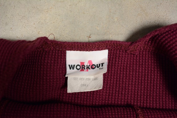 women vintage thong bodysuit LA Workout one piece… - image 5