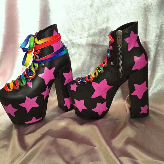 colourful boots