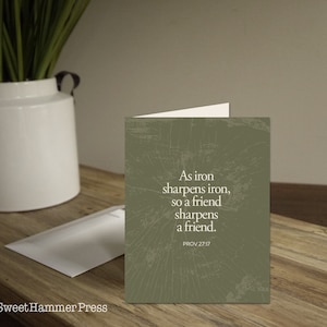 Scripture Greeting Card / Encouragement Note Cards with Bible verse / great for a Christian Gift
