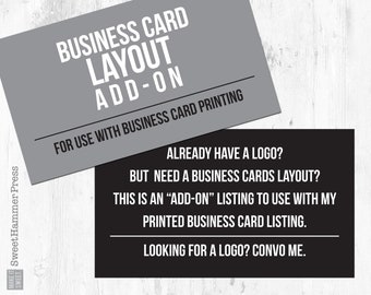 Business Card Layout Services Business Card Design for Business Card Printing Services Graphic Design