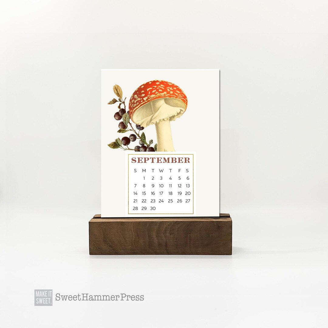 Desk Calendar Foraging 2026 - Bobangles