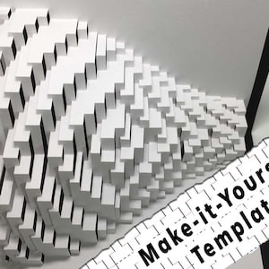 DIY Template - &quot;Calabash&quot; Kirigami Pop-up paper sculpture