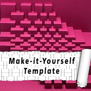 DIY Template - &quot;Trochoid&quot; Kirigami Pop-up paper sculpture