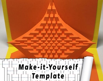 Plantilla DIY - Escultura de papel kirigami "Astroid"