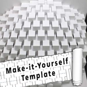DIY Template - &quot;Durian&quot; Kirigami Pop-up paper sculpture