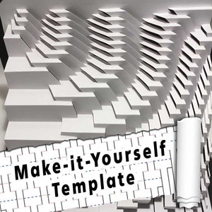 DIY Template - &quot;Wholsch&quot; Kirigami Pop-up paper sculpture
