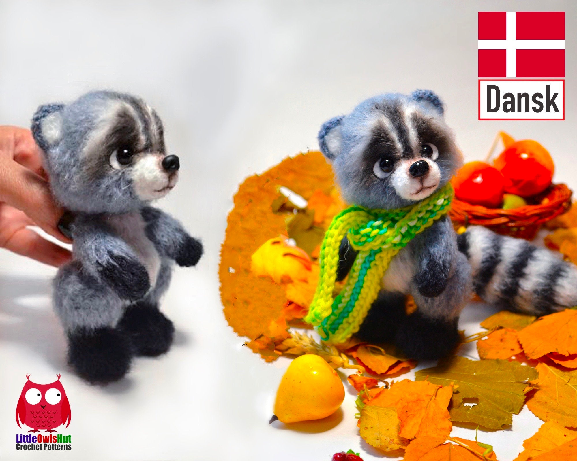 149dk Vaskebjorn Amigurumi Haekle Opskrift Pdf Af Yulia Etsy