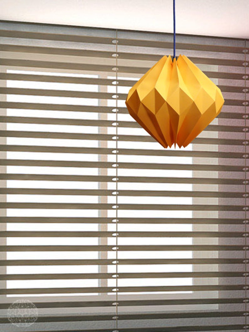 Origami lamp Sunny Diamond Etsy