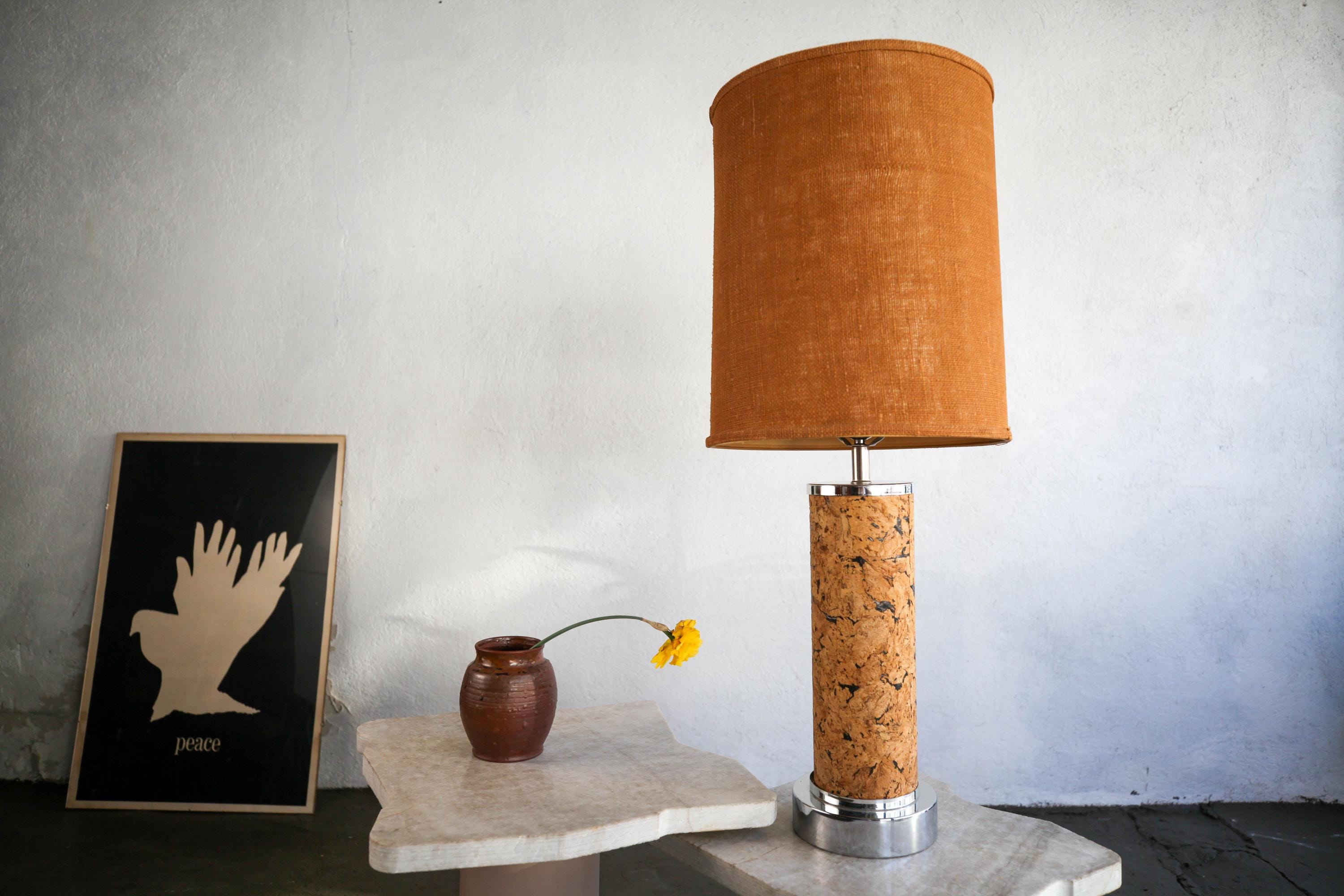 全国宅配無料 Cork Vintage Lamp Etsy - 家具