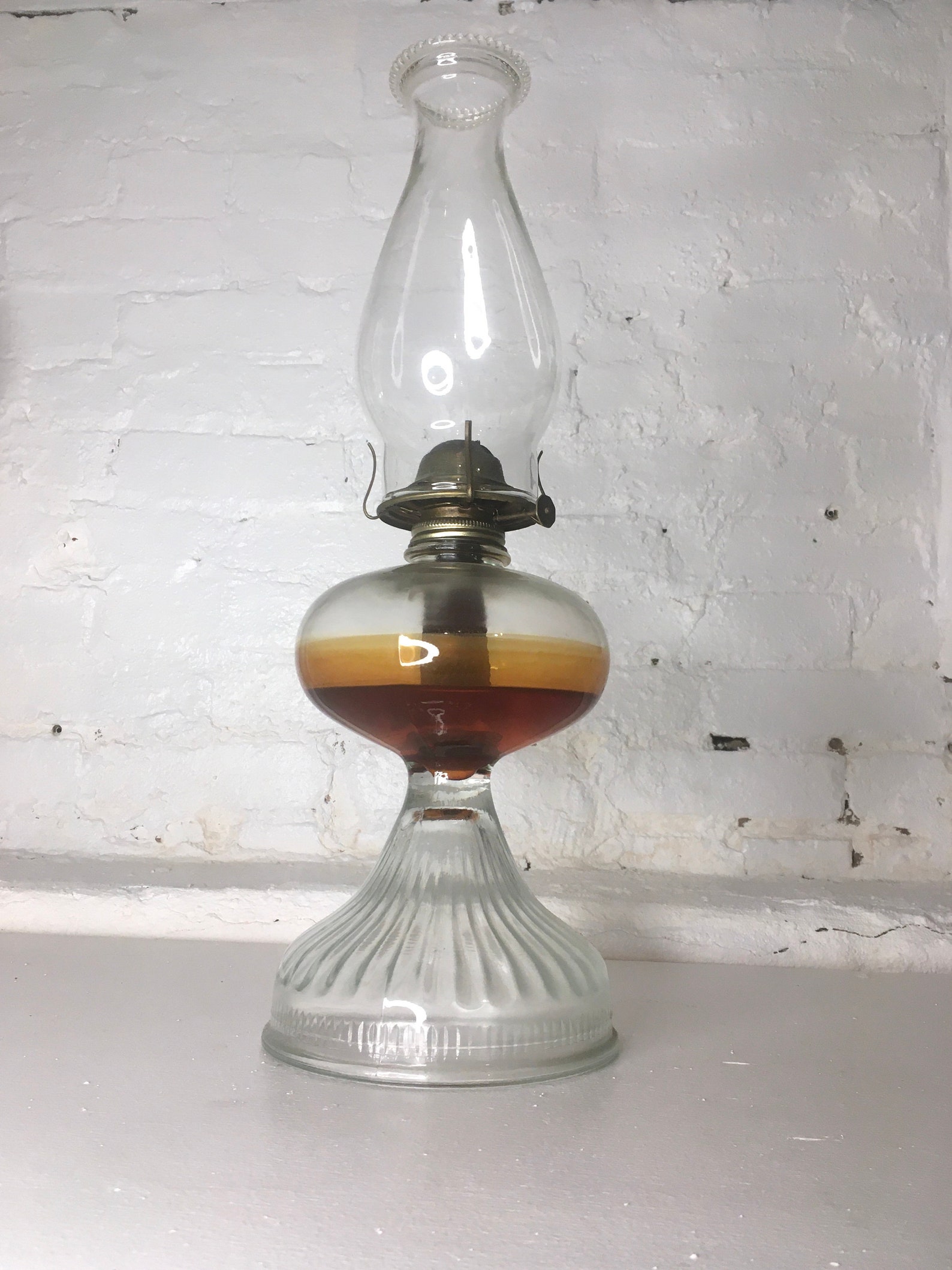 Crystal oil lamp by Riekes Crisa Etsy