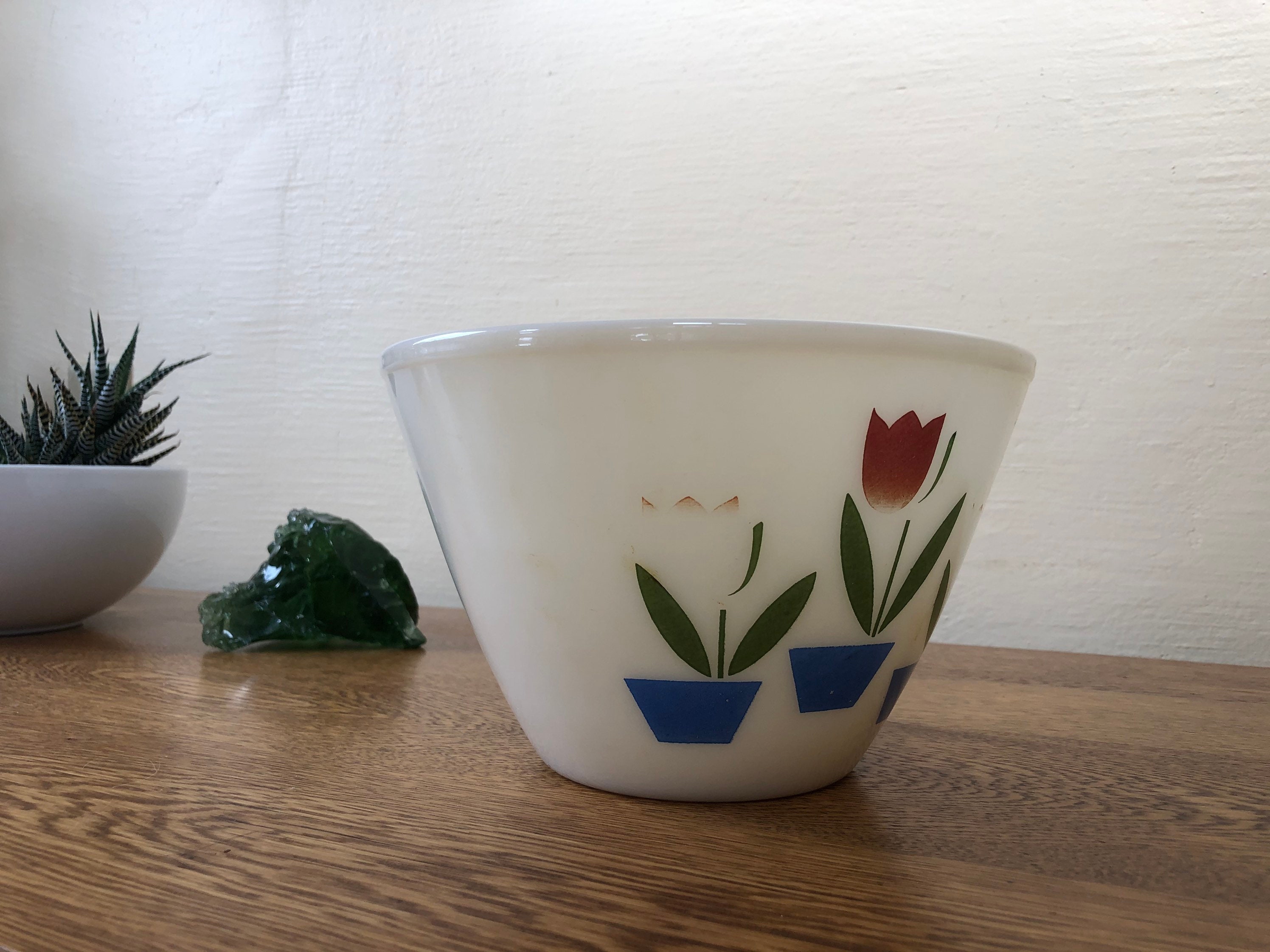 Fire King Tulip - Etsy