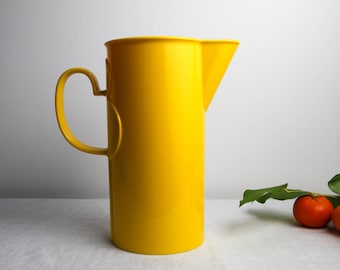 Vintage Danish modern Dansk melamine yellow pitcher
