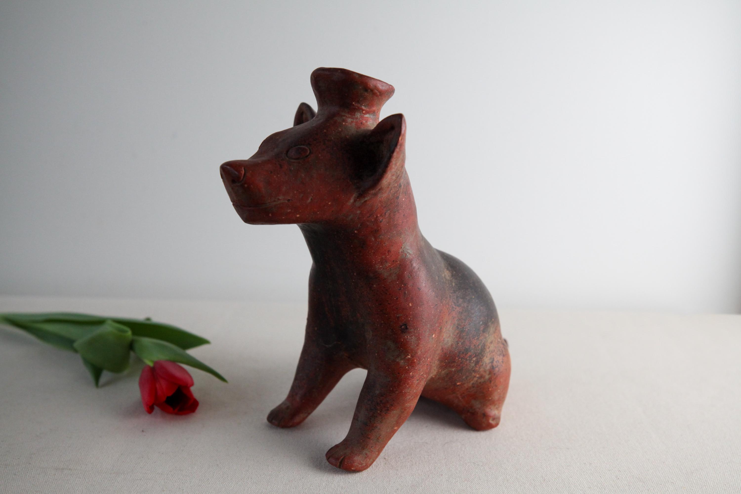 Vintage Mid Century Colima Dog Effigy Vessel, Sculpture - Etsy