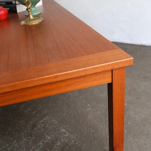 Large rectangular teak Danish modern coffee table c. 1970s
