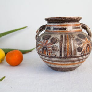 Mcm Italian Pottery Vase Signed &quot;Italica Ars&quot;