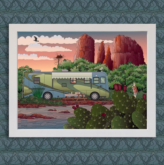 Eagles Nest Camper Prints Add Fun To Rv Trailer Or Cabin As Etsy