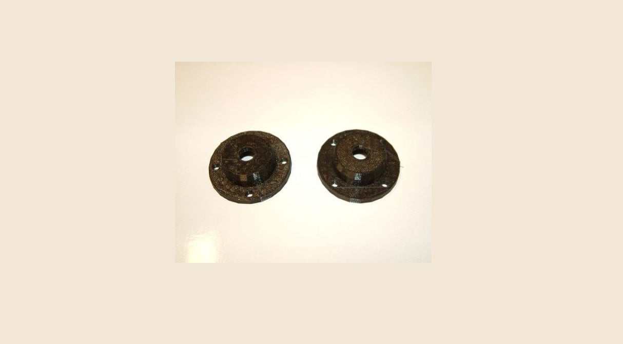 Set of Two Oe-tech Rubber Reel to Reel Spool Holders Retainers