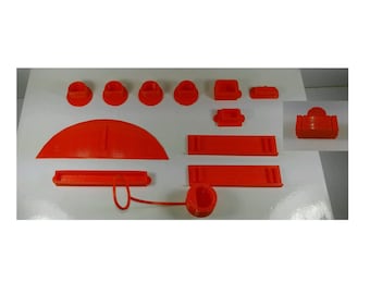 13 piece set of Nintendo 64 System port & switch dust covers Designed and Made in the USA.