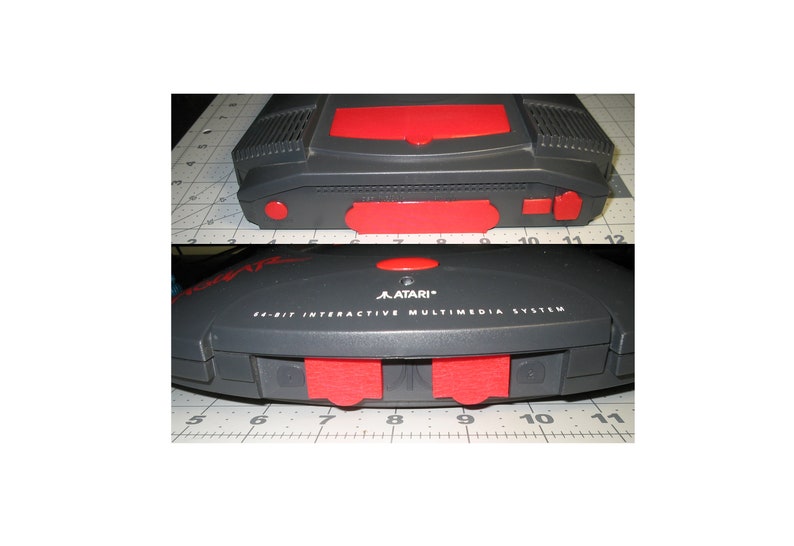 9 piece set of Atari Jaguar System port & switch dust covers Designed and Made in the USA. image 2