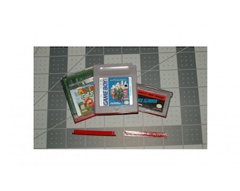 5 piece Nintendo Gameboy, Color, Advance System cart dust cover Designed and Made in the USA.