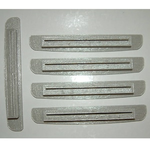 Set of five Nintendo Super Famicom SFC cartridge PCB dust covers